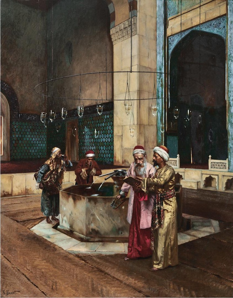 AFTER PRAYERS by Rudolf Ernst