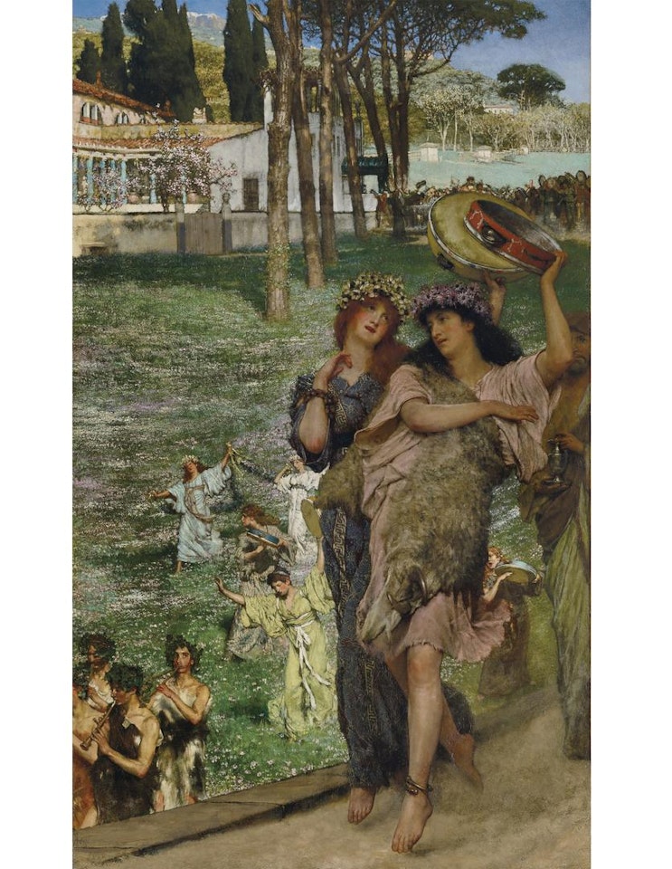 A Spring Festival (On the Road to the Temple of Ceres) by Lawrence Alma-Tadema