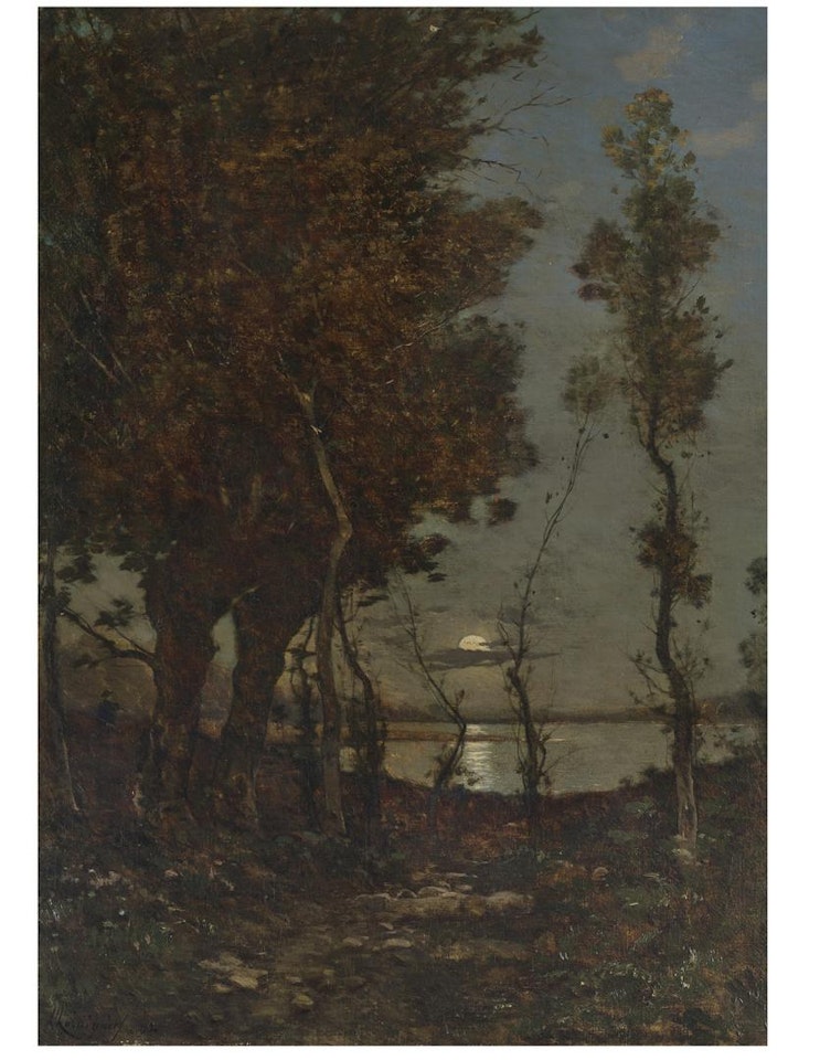 Clair de lune by Henri Harpignies