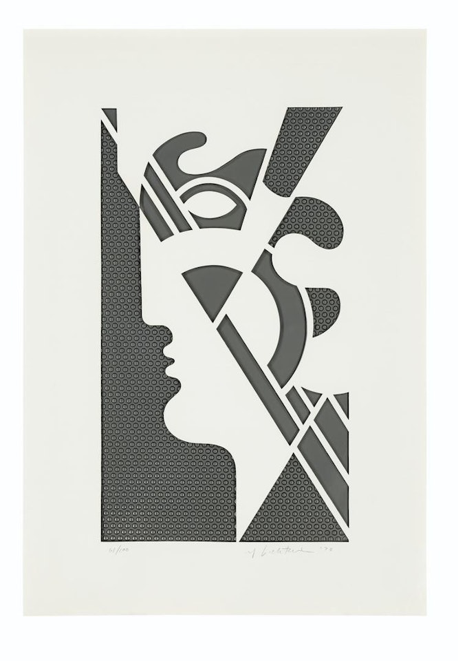 Modern Head #5, from Modern Head Series by Roy Lichtenstein