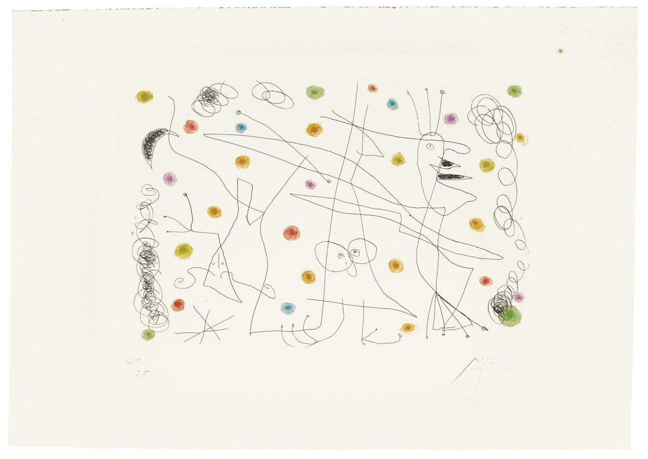 Strip-Tease by Joan Miró