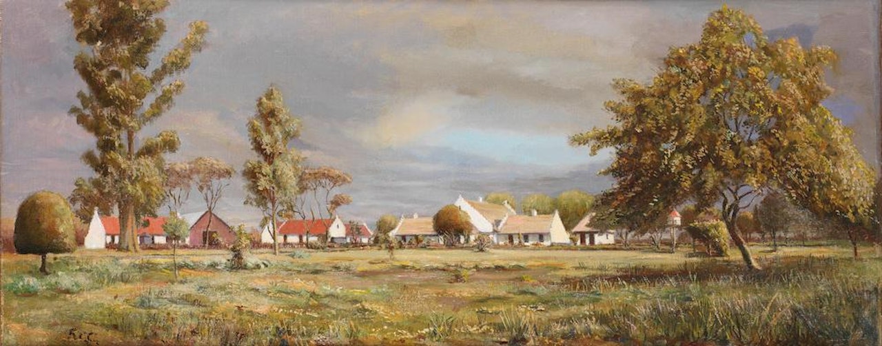 1. Cape Farm; 2. Devil's Punchbowl, Drakensberg by Robert Gwelo Goodman