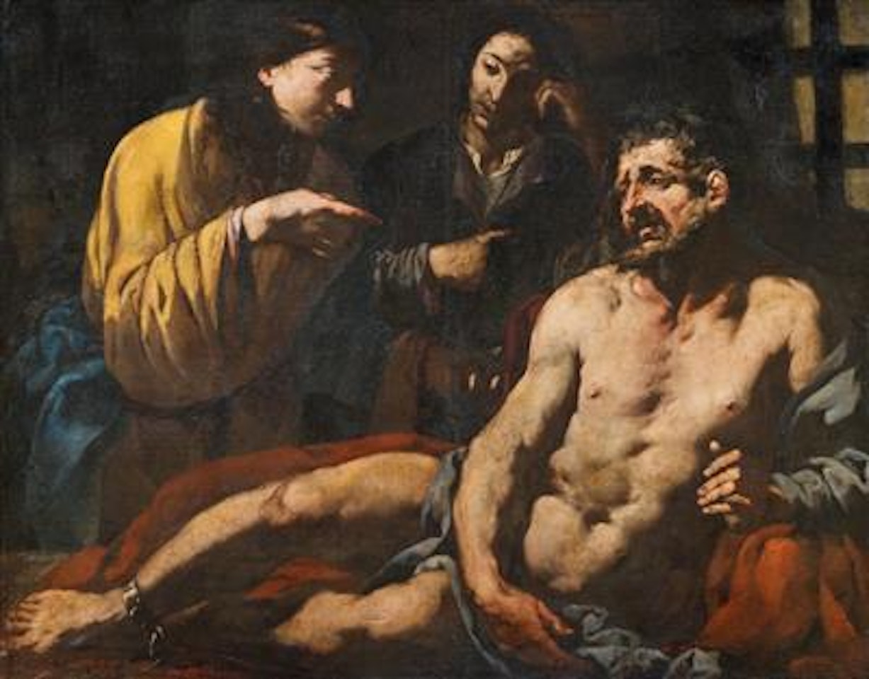 Joseph interpreting dreams by Venetian School