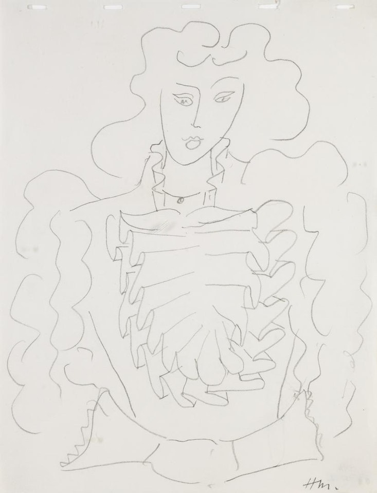 FEMME, BLOUSE AUX VOLANTS by Henri Matisse
