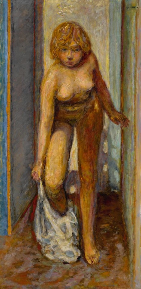 FEMME SE DÉSHABILLANT by Pierre Bonnard