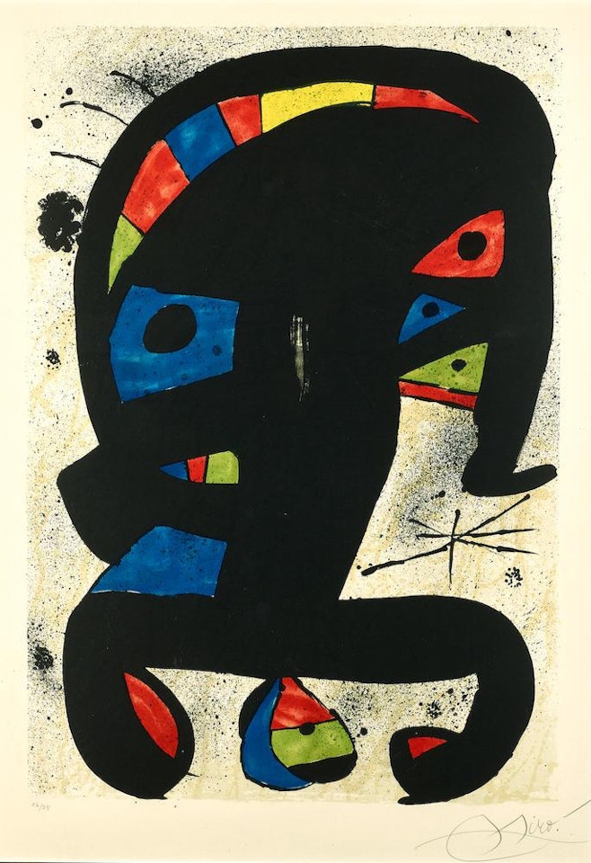El Rei Garrell (M. ) by Joan Miró