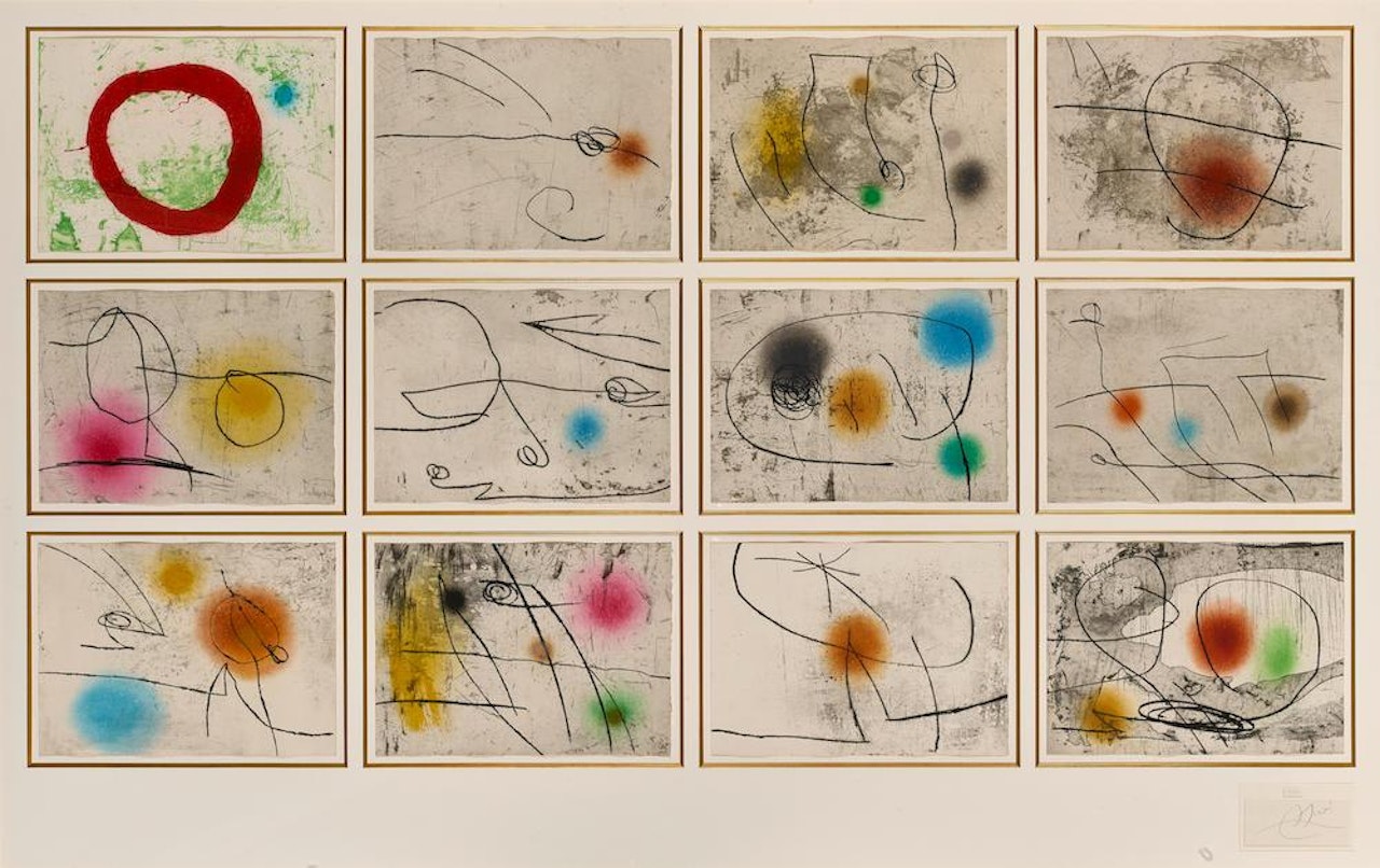 Lapidari (Book of the Property of Stones) (D. , 1144, 1146, 1148, 1150, 1152, 1154, 1156, 1158, 1160, 1162, 1164), 1981 by Joan Miró