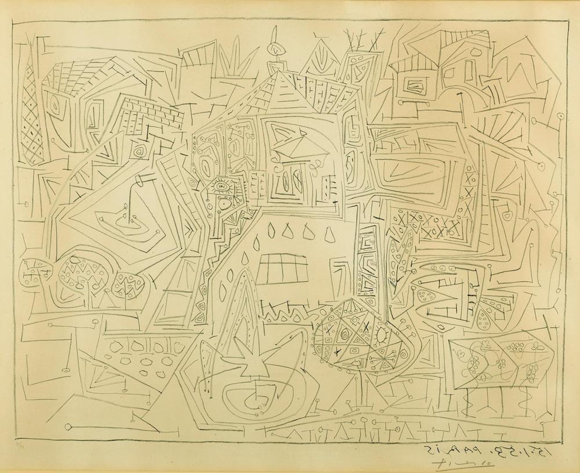 Jardins à Vallauris (B. 733, M. 236) by Pablo Picasso