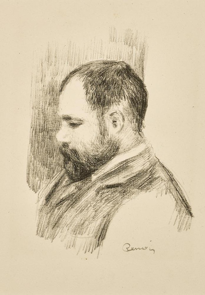 Ambroise Vollard, from L'Album des Douze Lithographies Originales de Pierre-Auguste Renoir (D. 37) by Pierre-Auguste Renoir