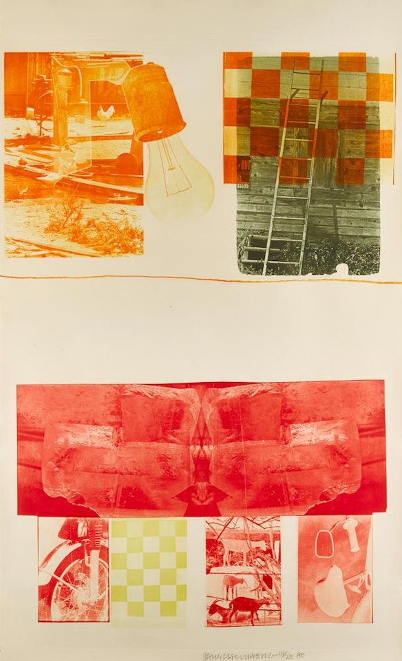 Lithograph II, from Glacial Decoy Series (ULAE, 102) by Robert Rauschenberg