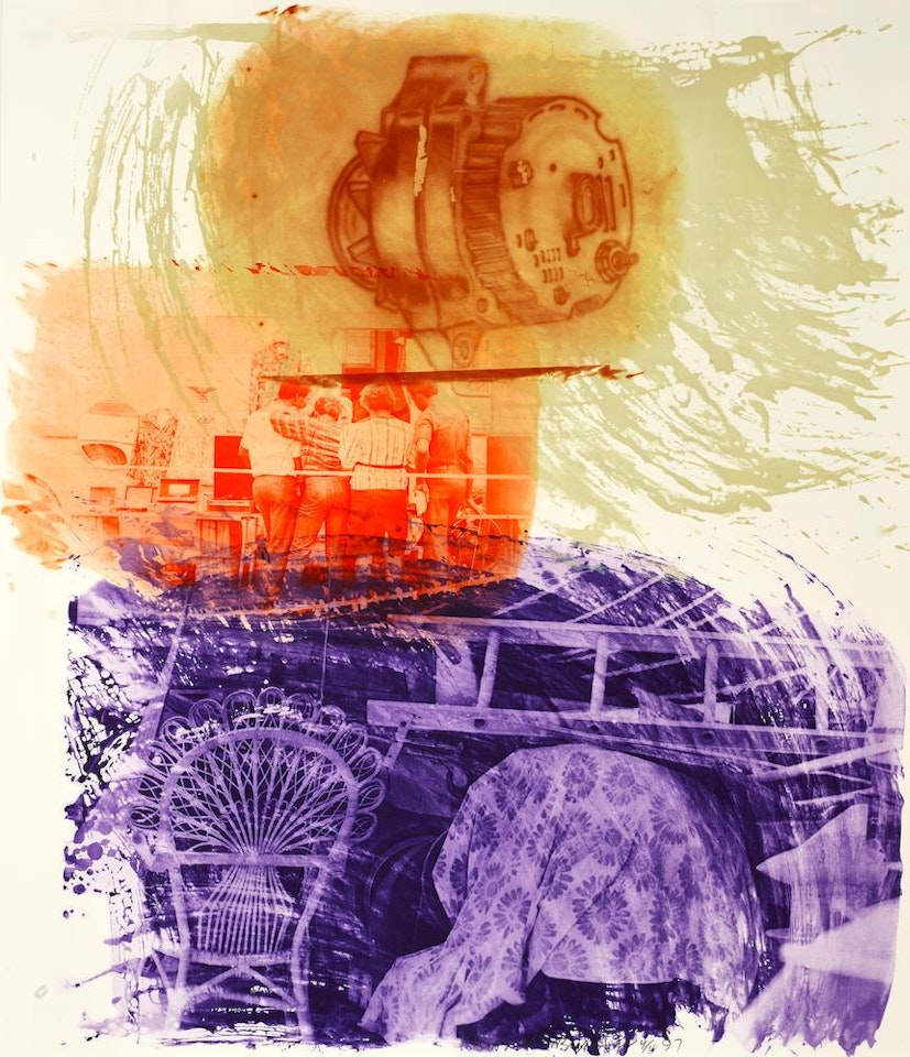 Back Up, from Ground Rules by Robert Rauschenberg