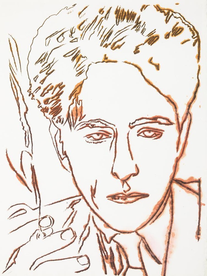 Jean Cocteau (F. & S. IIIB.15) by Andy Warhol