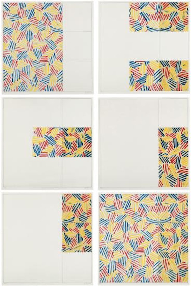 6 Lithographs (after "UNTITLED 1975") by Jasper Johns