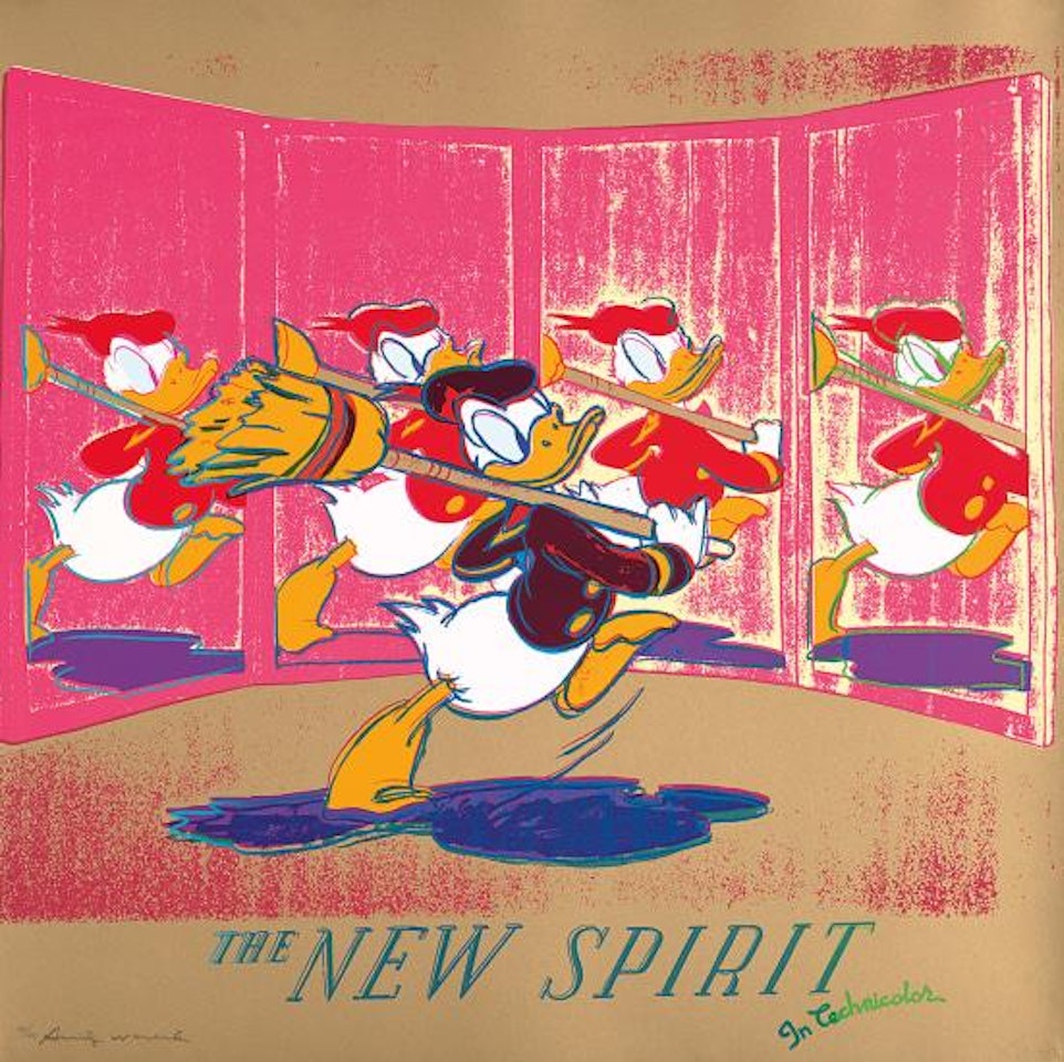 The New Spirit (Donald Duck), from Ads by Andy Warhol