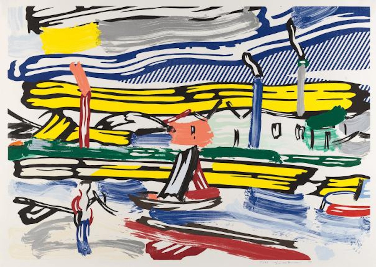 The River, from The Landscape Series by Roy Lichtenstein