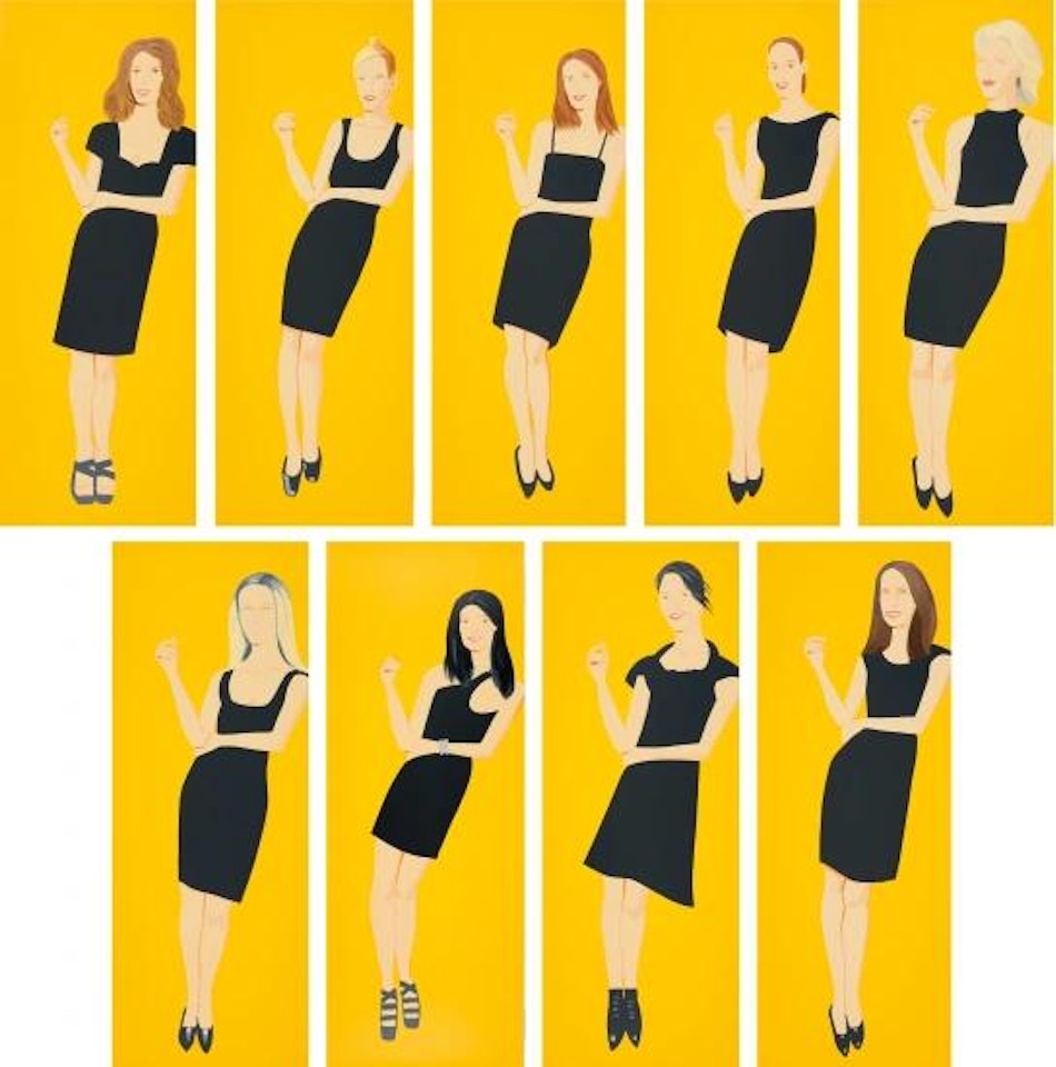 Black Dress by Alex Katz