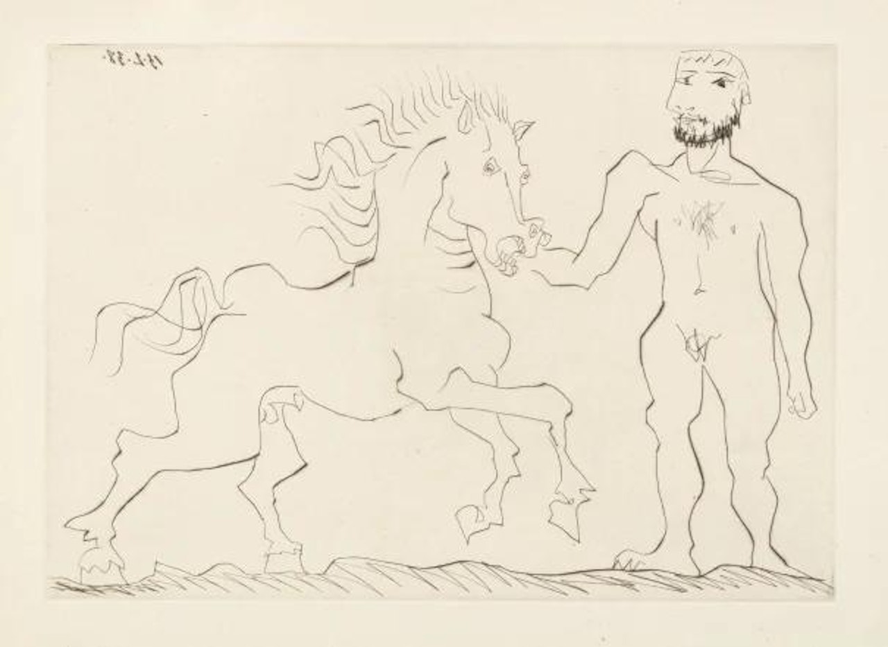 Nu debout et cheval (Standing Nude and Horse) by Pablo Picasso