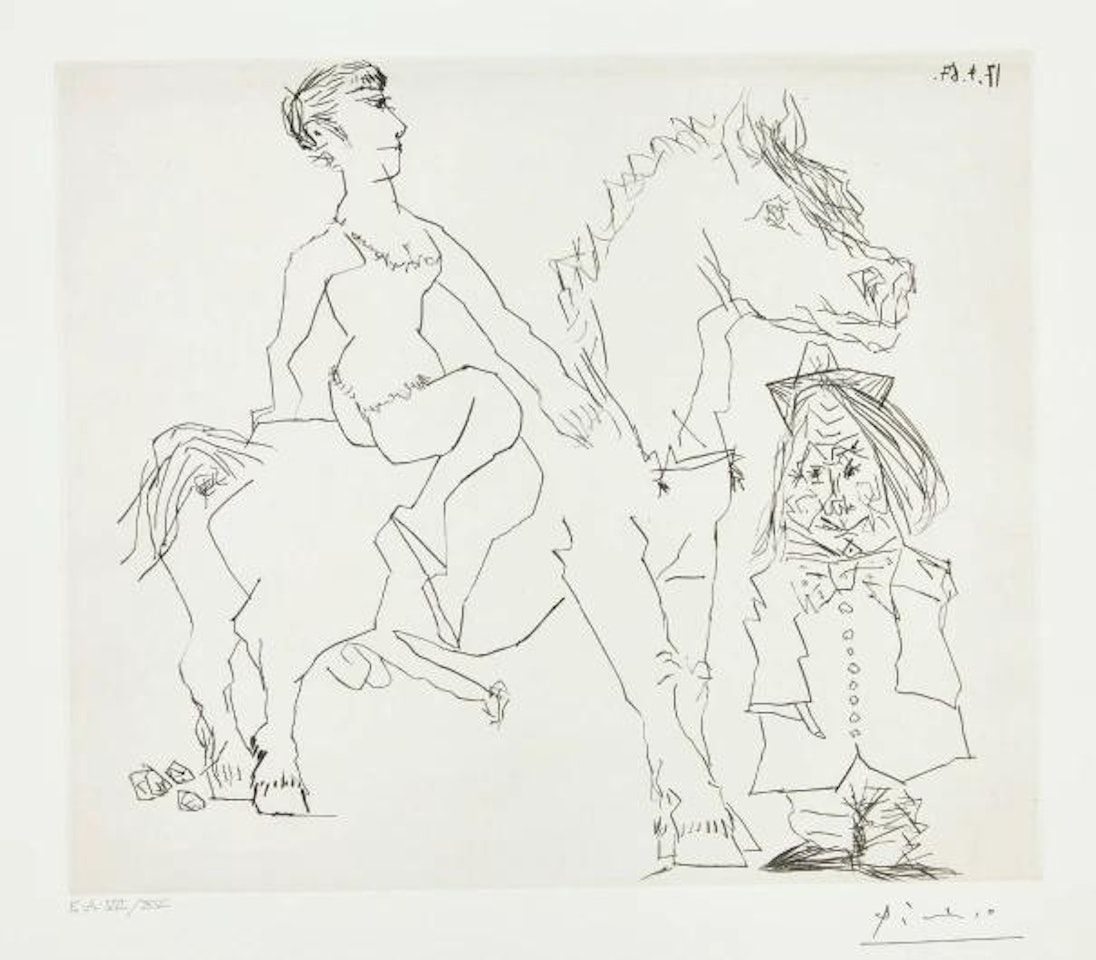 Femme à cheval (Woman on Horseback) by Pablo Picasso