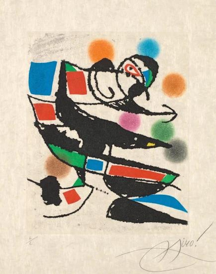 Le Marteau sans maître (The Hammer Without a Master): one plate by Joan Miró