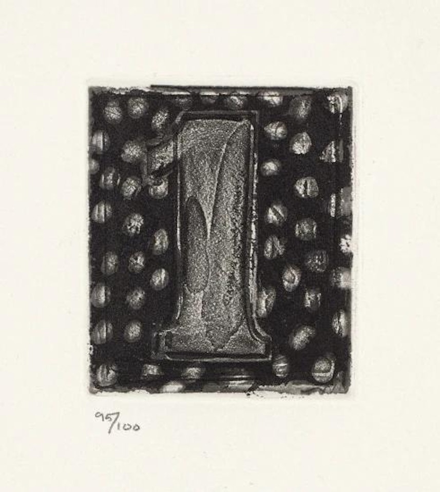 Figure 1, from 0-9 by Jasper Johns