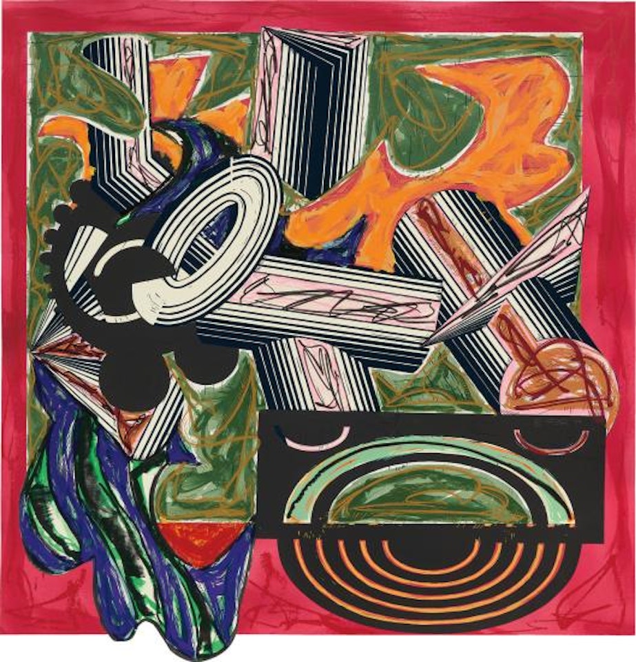 Then Came a Dog and Bit the Cat, from Illustrations After El Lissitzsky's Had Gadya by Frank Stella
