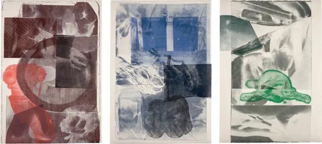 Tides; Drifts; and Gulf by Robert Rauschenberg