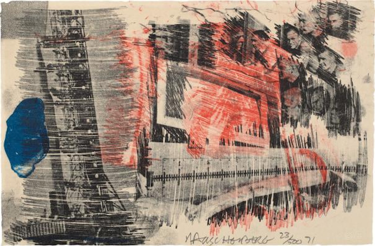 Sub-Total, from Stoned Moon Series by Robert Rauschenberg
