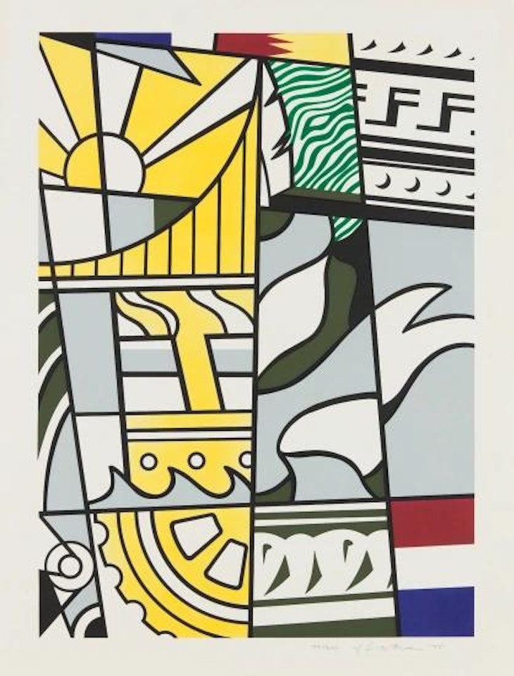 Bicentennial Print, from America: The Third Century by Roy Lichtenstein