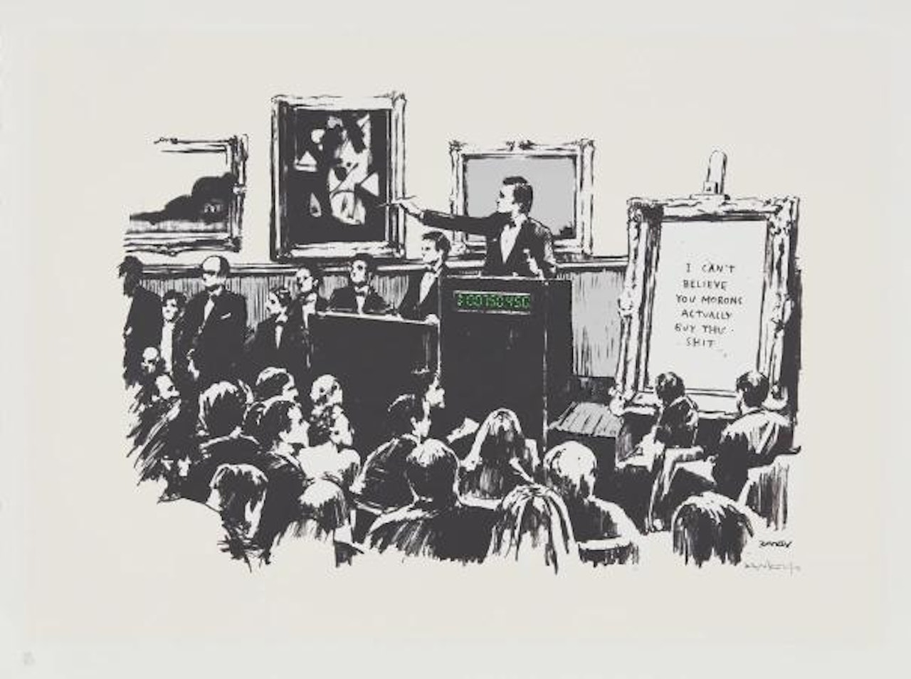Morons by Banksy