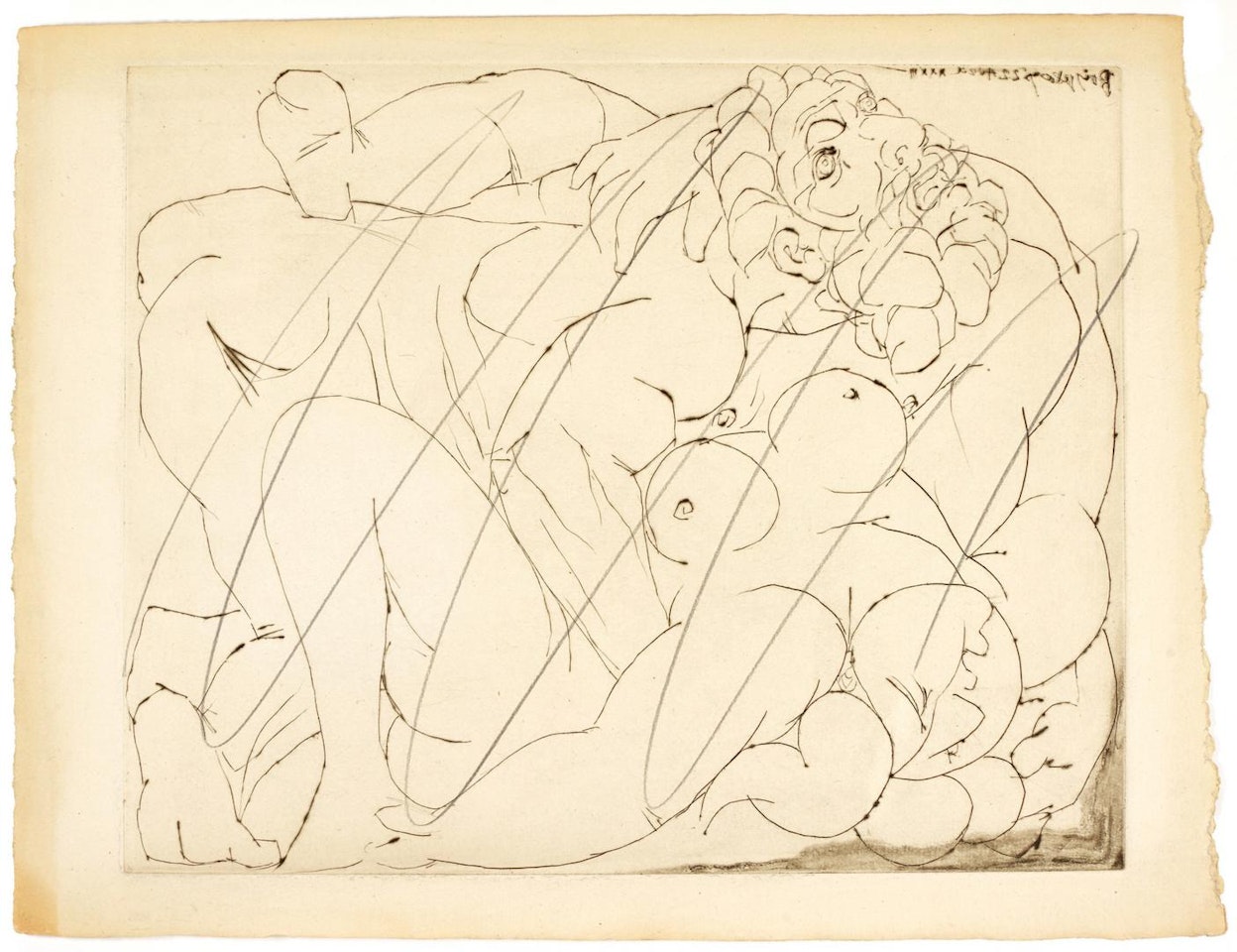 L'ÉTREINTE. II (B. 259; BA. 339) by Pablo Picasso