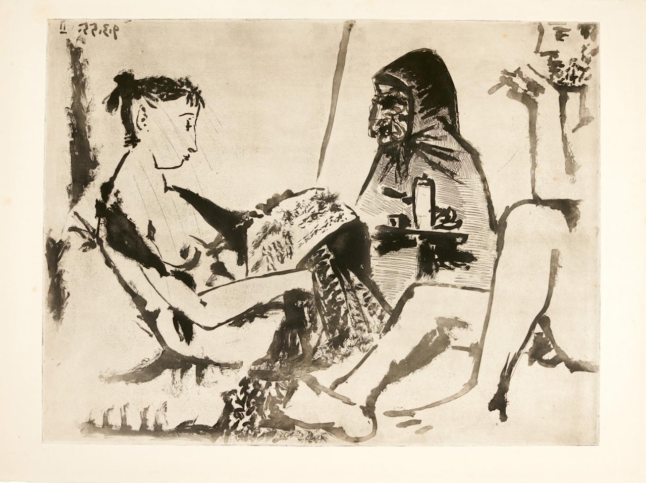 MAISON CLOSE: LE CHOCOLAT.I (BA. 921) by Pablo Picasso