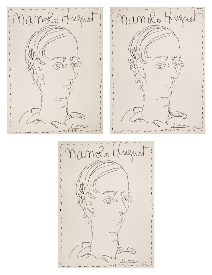 THREE WORKS: AFFICHE POUR LE MUSÉE DE CÉRET (B. 1278; M. 301; CZW. 26) by Pablo Picasso