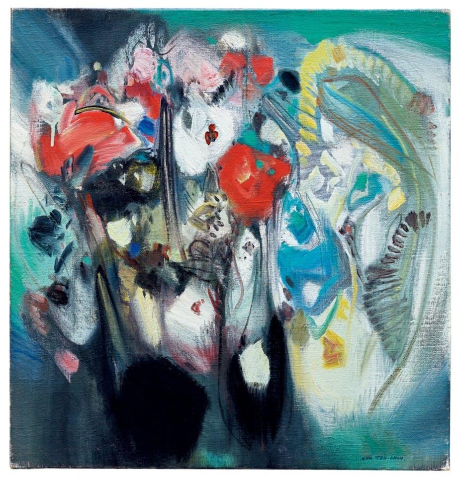 Série de Fleurs II by Chu Teh-Chun