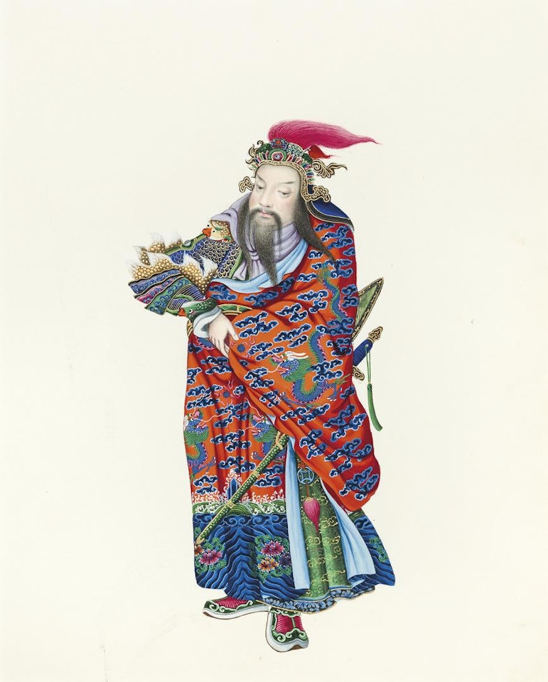 Chinese types, costumes and deities – fourteen studies by Tingqua
