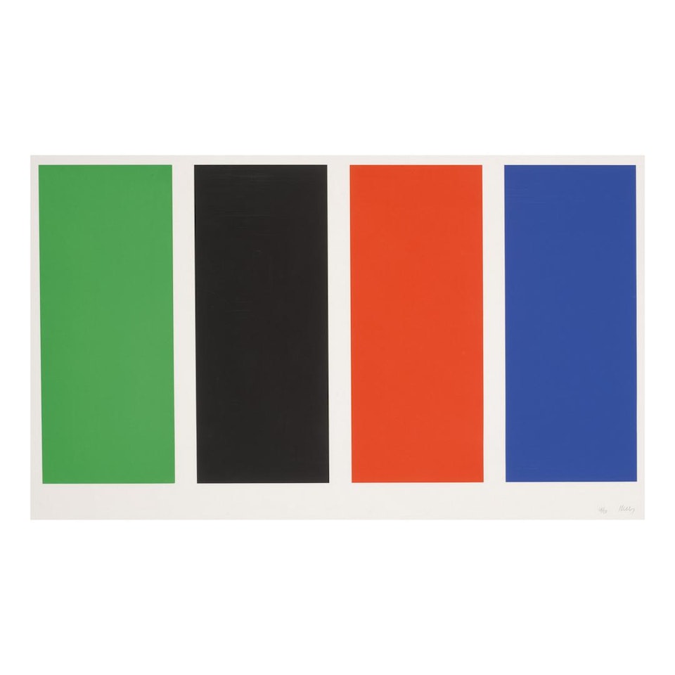 FOUR PANELS (AXSOM 72) by Ellsworth Kelly