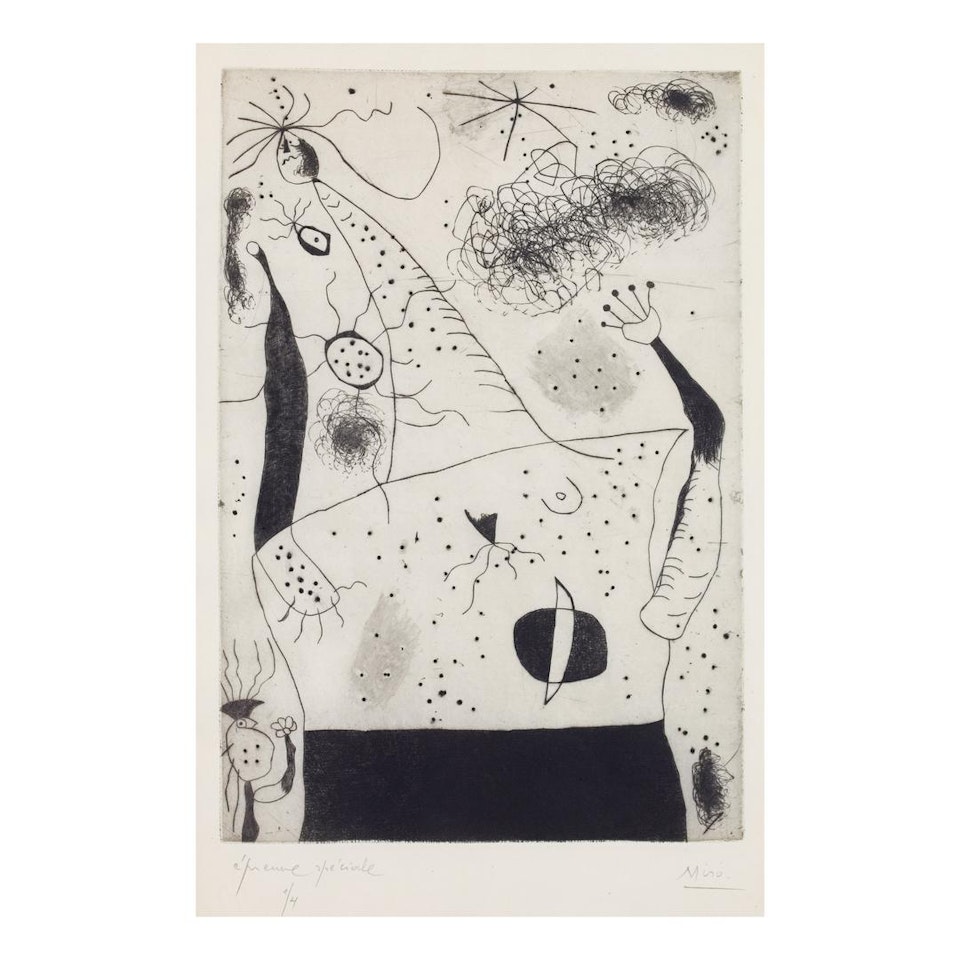 LA GÉANTE (D. 27) by Joan Miró