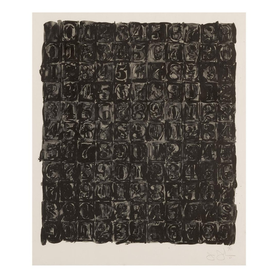 NUMBERS (ULAE 33) by Jasper Johns