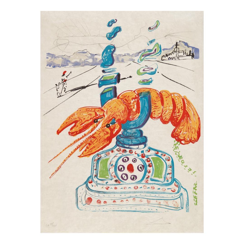 IMAGINATIONS AND OBJECTS OF THE FUTURE (M. & L. 822-831 & 832; F. 75-11 & 75-13) by Salvador Dali