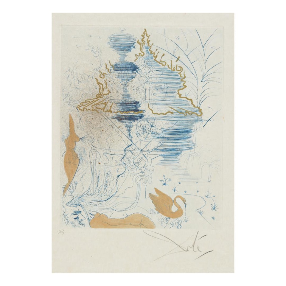 THE HIPPIES (MICHLER & LÖPSINGER 377-387; FIELD 69-13) by Salvador Dali