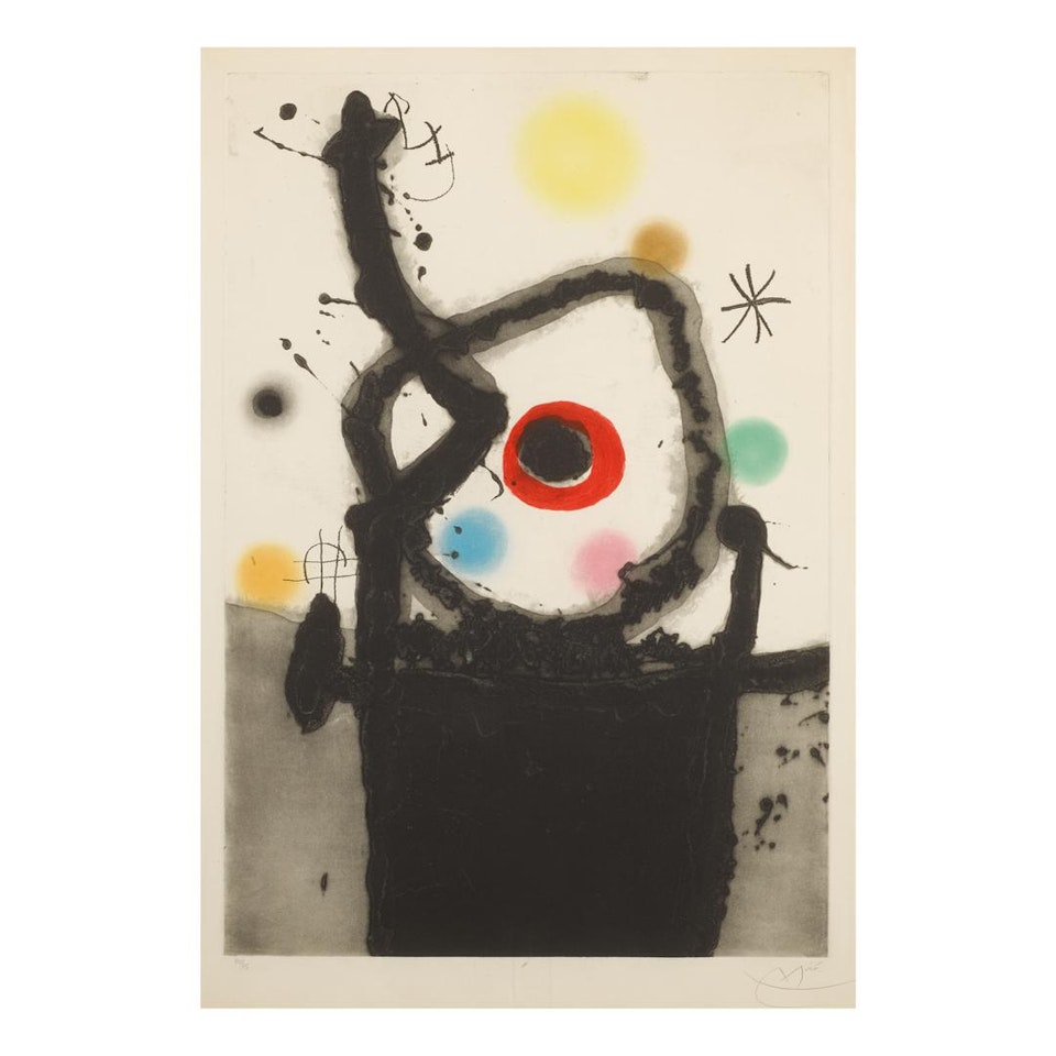 LE REBELLE (D. 439) by Joan Miró