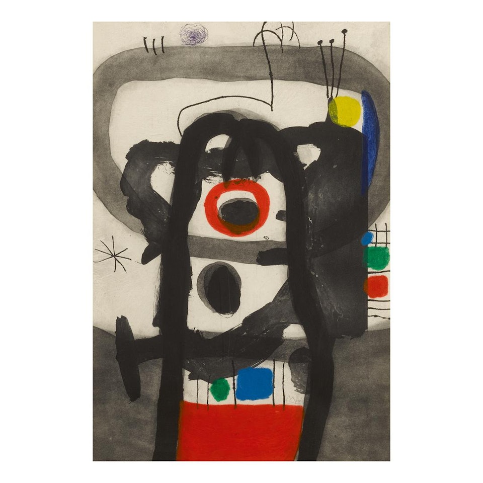 L'ENRAGÉ (D. 427) by Joan Miró