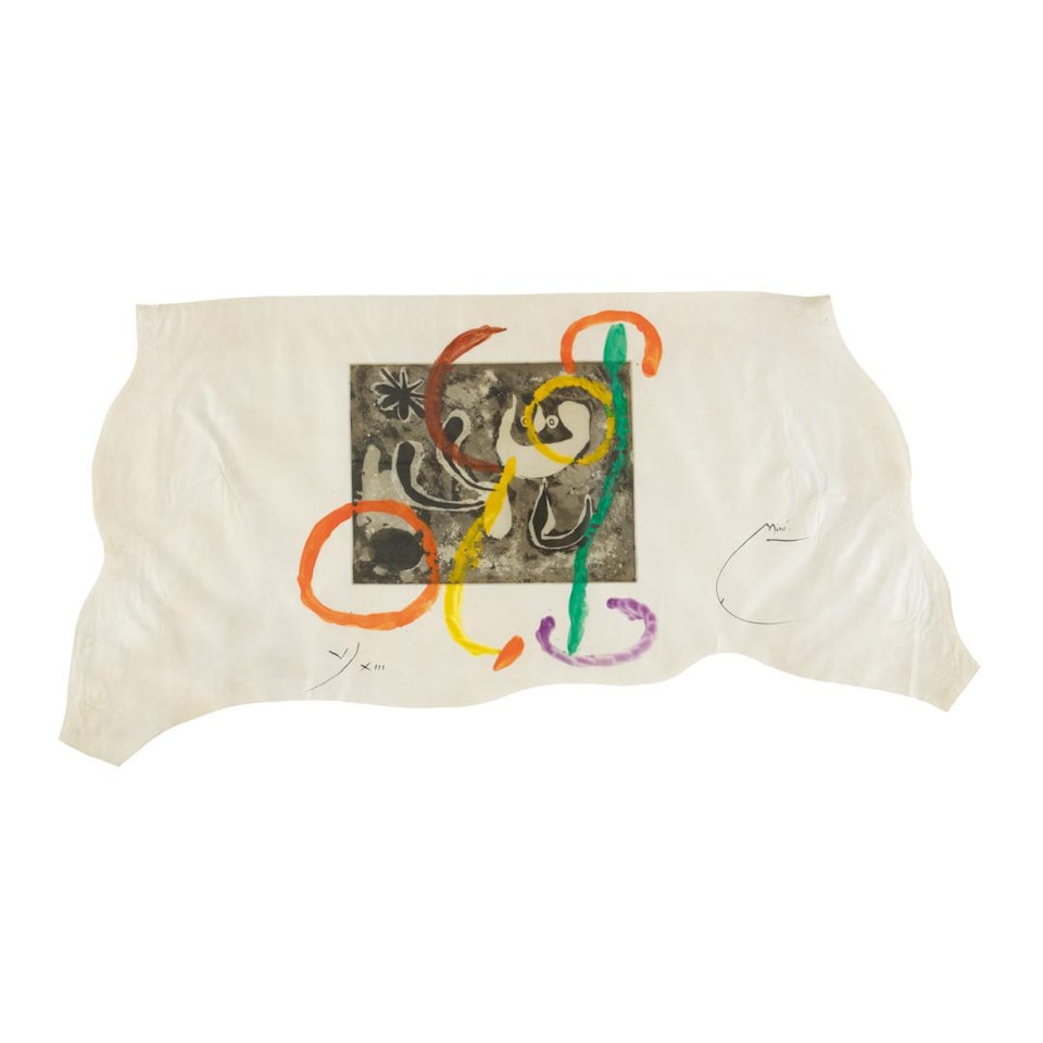 SÉRIE III: ONE PLATE (D. 88) by Joan Miró