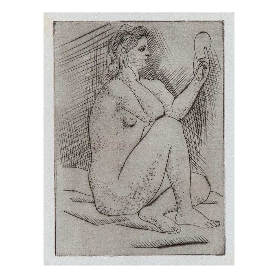 FEMME AU MIROIR (B. 52; BA. 69) by Pablo Picasso