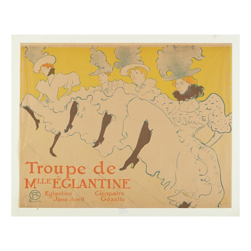 LA TROUPE DE MADEMOISELLE EGLANTINE (D. 361; ADR. 162; W. P21) by Henri de Toulouse-Lautrec
