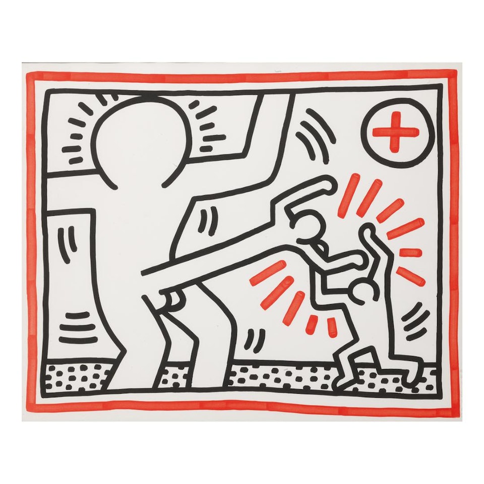 UNTITLED (L. P. 39) by Keith Haring