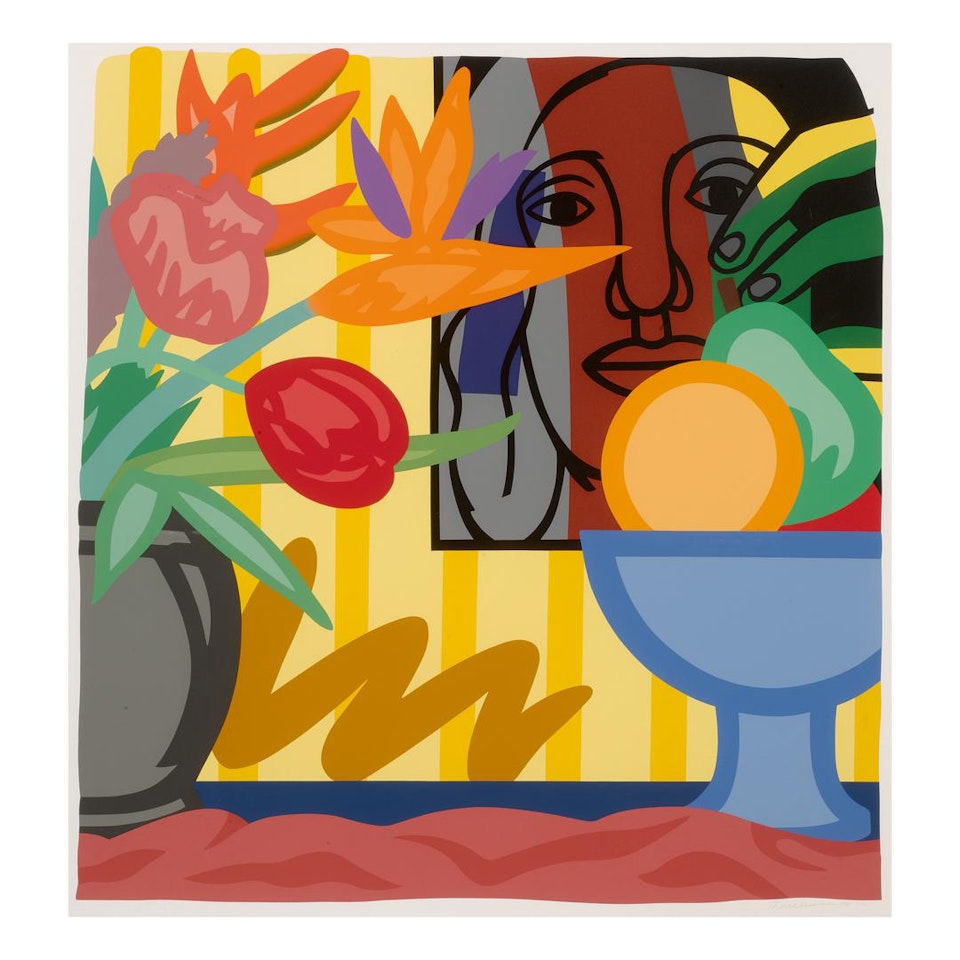 MIXED BOUQUET WITH LEGER by Tom Wesselmann