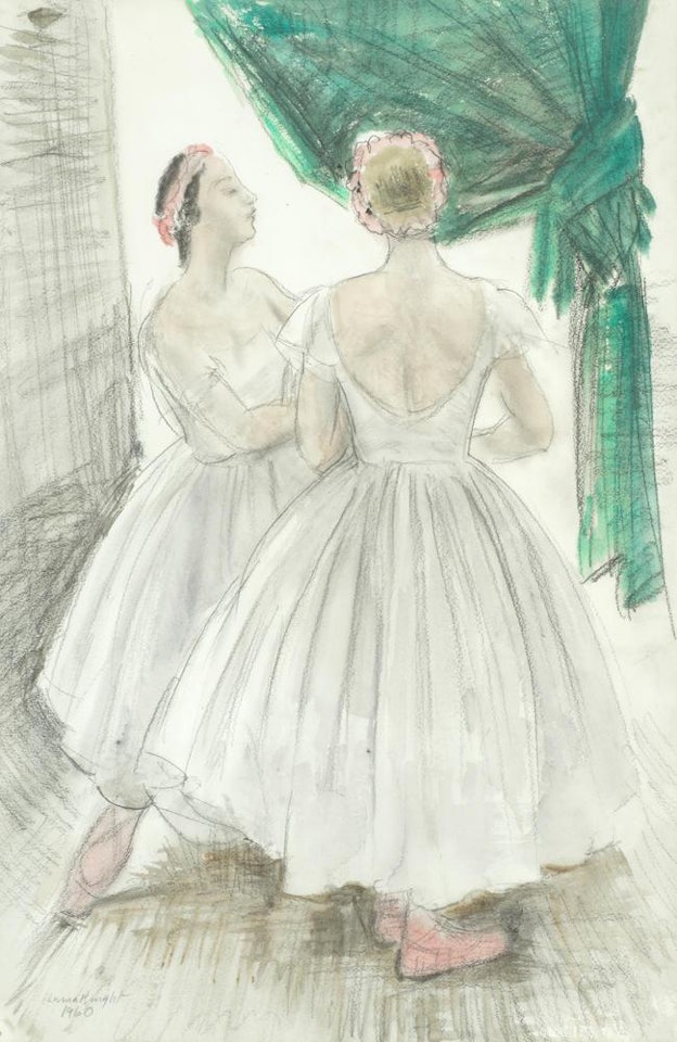 'In the Wings' by Laura Knight