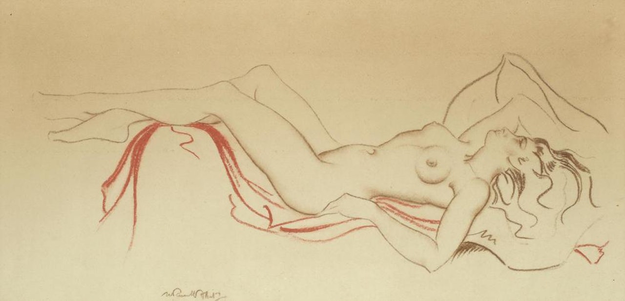 Reclining nude by William Russell Flint