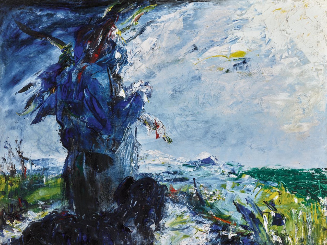 THE MAN IN THE MOON HAS PATIENCE by Jack Butler Yeats