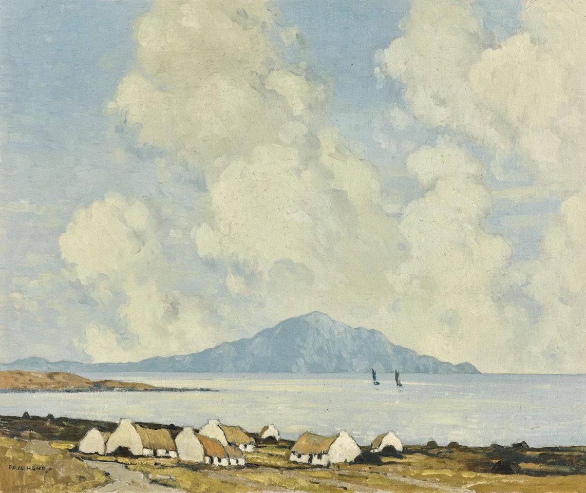 CLARE ISLAND FROM ACHILL by Paul Henry